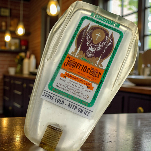 Vintage JAGERMEISTER West Germany Imported Threaded Tap Handle Dispenser Lucite - Picture 4 of 7